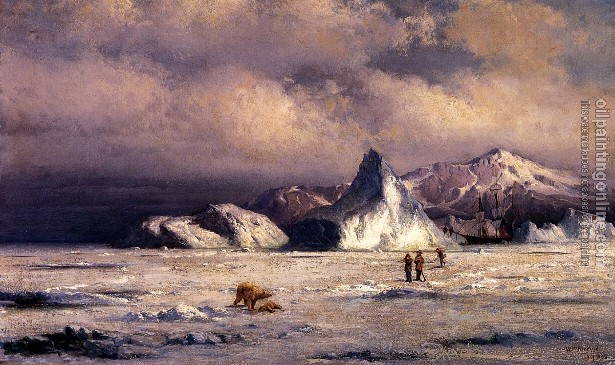 William Bradford - Arctic Invaders